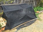 spinach bed with shade&nbsp;cloth